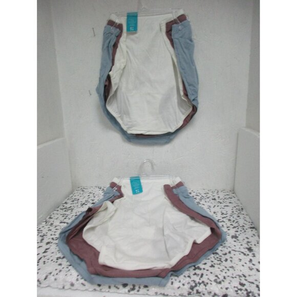 Vanity Fair Women's 15320 Cotton Brief Panties 6 Pairs Multi Pack Size 6 M New - Picture 2 of 2